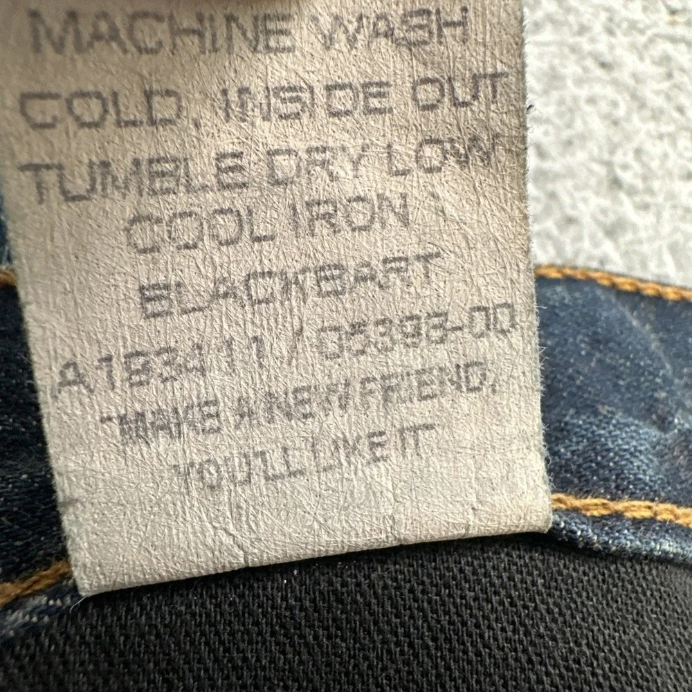 VTG Y2K Volcom Black Bart Button Fly Jeans Men 30x32 Blue Straight Leg Painted